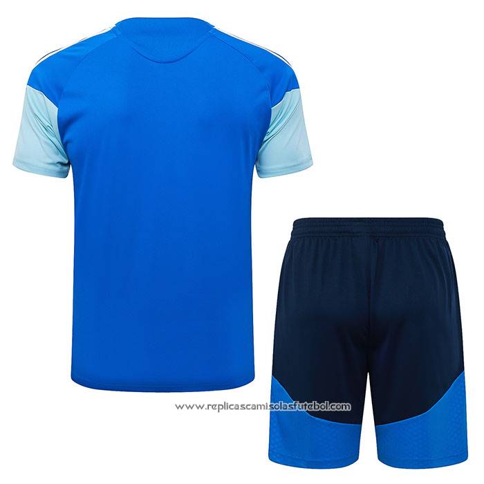 Fato de Treino Cruzeiro 2025-2026 Manga Curta Azul - Calcas Curta